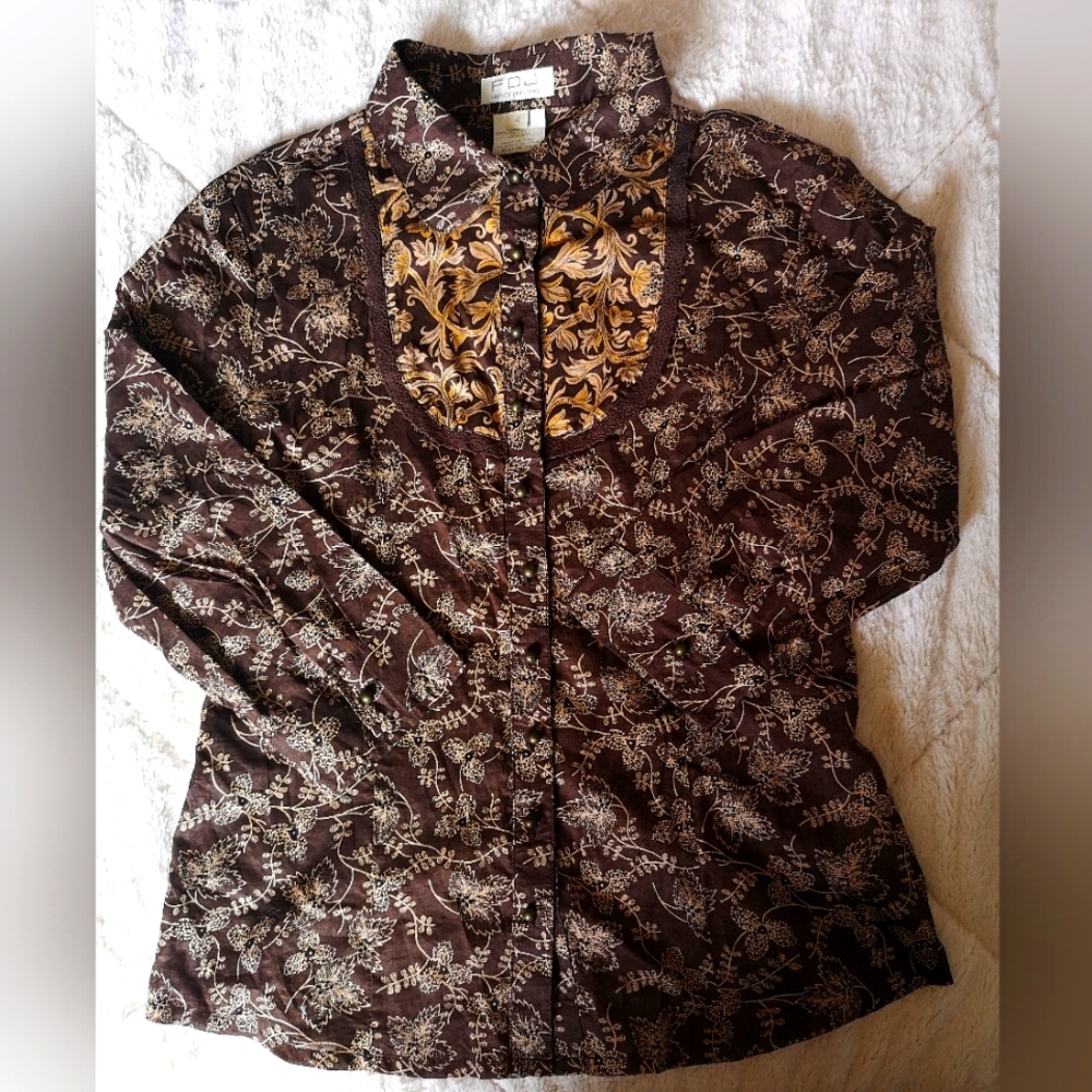 FDJ French Dressing blouse. Size 4